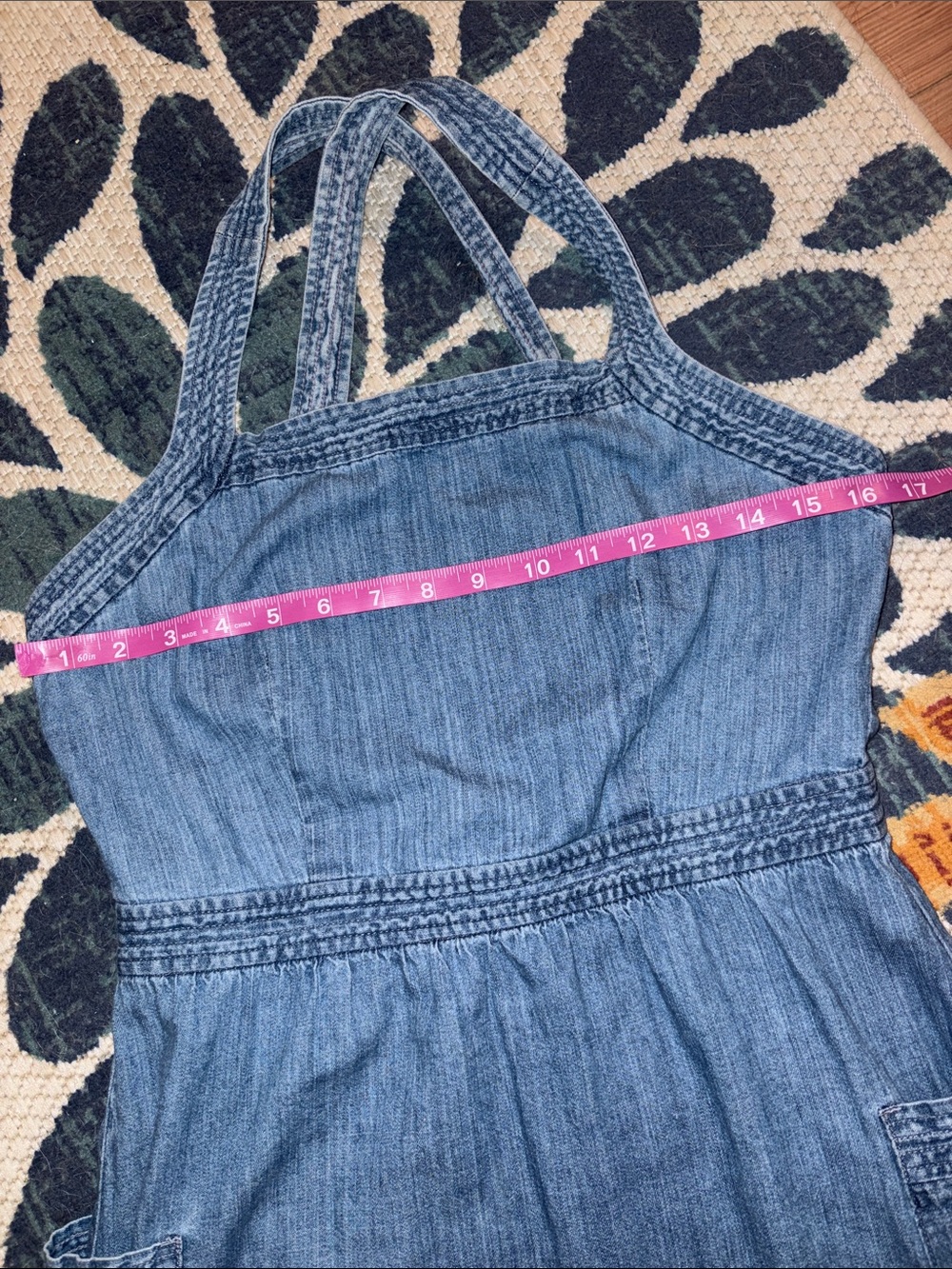 Madewell denim Apron Dress size 4 - Picture 4 of 8